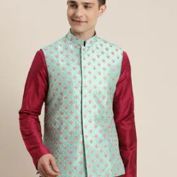 Men Embroidery Nehru jacket-picture-22