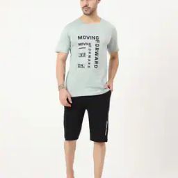 Typographic Lounge wear -Tshirts and Shorts Set-picture-26