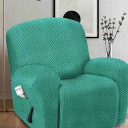 Checked Stretchable Recliner Cover-picture-4