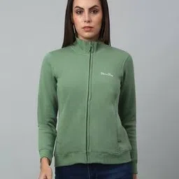 cantabil Zip-Front Sweatshirt with Insert Pocket-picture-2