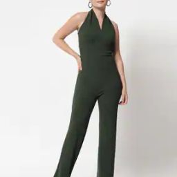 Sleeveless Halter-Neck Jumpsuit-picture-21