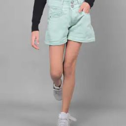 Girl Slim Fit Flat-Front Shorts-picture-34