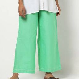 Palazzo Pants with Semi-Elasticated Waistband-image-55