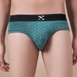 Men Geometric Print Brief with Elasticated Waistband-picture-8