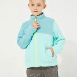 Colour-block Sweatshirt with Slip Pockets-image-42