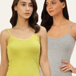 Pack of 2 Camisoles with Adjustable Straps-image-39