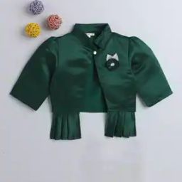 Girls Shrug with Floral Embellishment-image-92