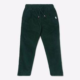 Mid-Rise 3-Pocket Trousers with Elasticated Drawstring Waist-48