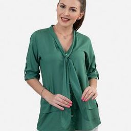 Tunic with Neck Tie-Up-image-43
