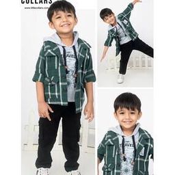 Boys Checks Suit Set-image-27