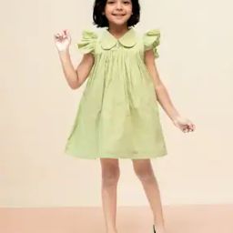Girls Graphic A-line Dress-14