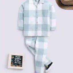 Boys Printed Lounge Pants & T-shirt Set-image-22