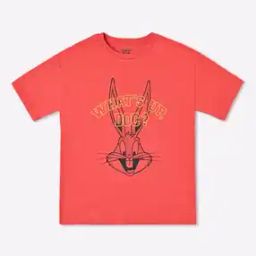 Looney Tunes Print Pure Cotton T-Shirt-image-5