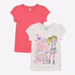 Pack of 2 T-shirts-image-0