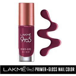 lakme 9 To 5 Primer + Gloss Nail Color - Desert Rose image 1