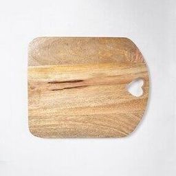 Heart Cut-Out Mango Wood Chopping Board-11