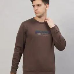 Men Typographic Print Regular Fit Sweatshirt-picture-18