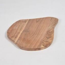 Pear-Shaped Light Burnt Wooden Chopping Board-picture-10