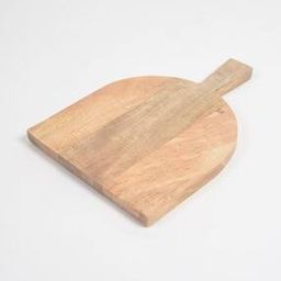 Hand Carved Arch Paddle Mango Wood Chopping Board-17