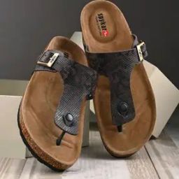 Men T-Strap Sandals with Buckle Fastening-44
