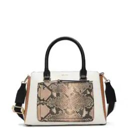 Women Printed Handbag with Detachable Strap -image-44