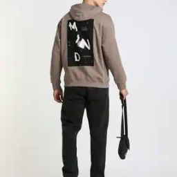 Typographic Print Oversized Fit Hoodie-image-83