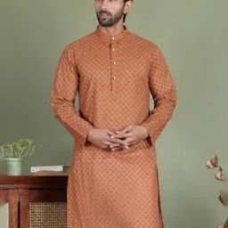 Men Embroidery Long Kurta-image-15