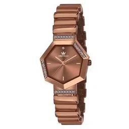 Women Analogue Watch with Metal Strap-CR-JWL151-BRWN-image-31