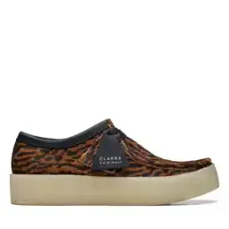 Animal Print Low-Top Lace-Up Shoes-image-81