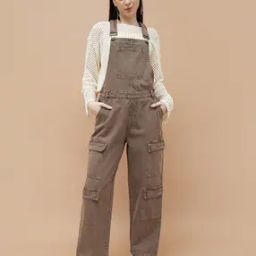 Women Cotton Jumpsuit-image-3