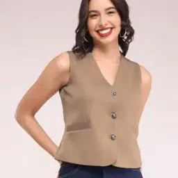 Women Regular Fit V-Neck Top-image-29