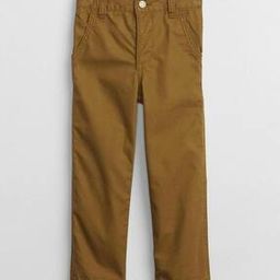 Straight Fit Trousers with Semi-Elasticated Waist-image-90