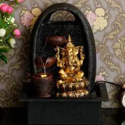 chronikle Ganesha Idol 3 Diya Steps Waterfall Fountain-picture-26