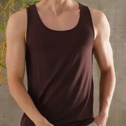Typographic Print Round-Neck Vest-image-74