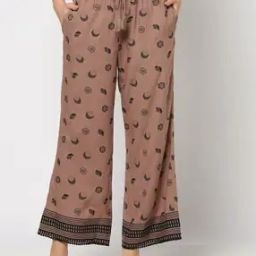Women Printed Flared Pyjama-image-50