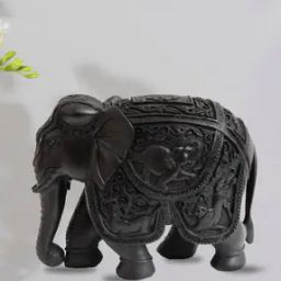 Elephant Marble Handicraft Decorative Showpiece-28