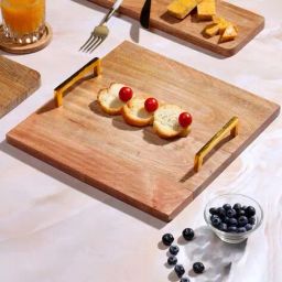 duli Multipurpose Square Tray Platter Board image 1