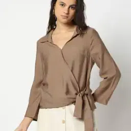 fig Women Relaxed Fit Wrap Top-picture-23