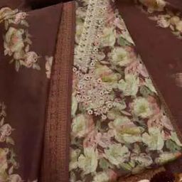 Women Floral Print 3-Piece Unstitched Dress Material-image-70