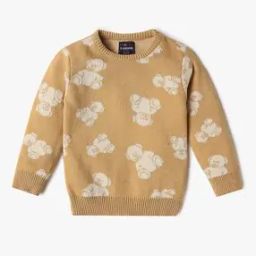 Girls Knitted Crew-Neck Sweater-image-37