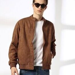 Men Regular Fit Biker Jacket-picture-45