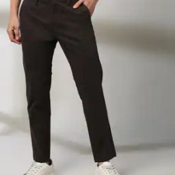 Men Flat-Front Cropped Fit Chinos-image-99