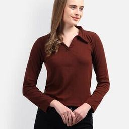 Women Ribbed Fitted Top-picture-17