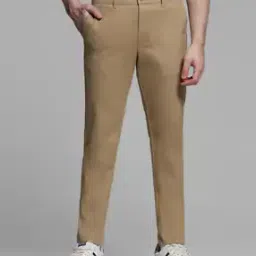 Slim Fit Flat-Front Pants-image-32