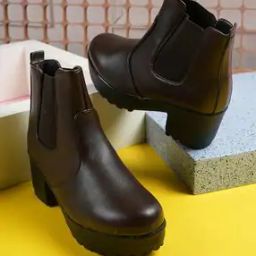 Women Round-Toe Ankle-Length Boots-image-3