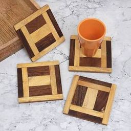 Set of 4 Wooden Coasters-5