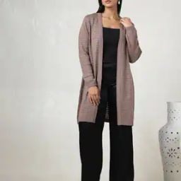 Women Self-design Shrug-image-18