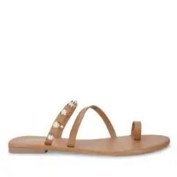 Open-Toe Slip-On Flat Sandals-16