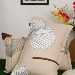 Set of 2 Floral Print Pillow Covers 27" x 17"-12