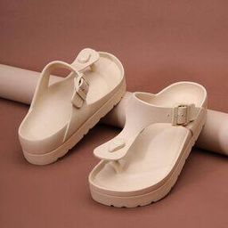 Women Slip-On T-Strap Sandals-34